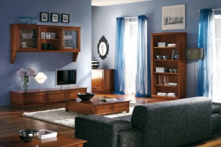 soggiorno colore noce