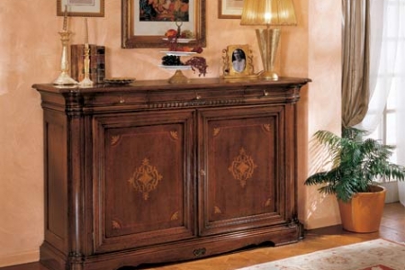 Credenza intarsiata