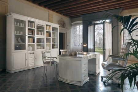 studio laccato bianco