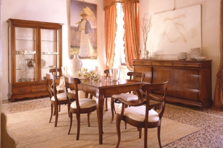 sala orchidea con intarsio