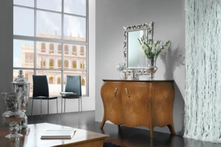 credenza sagomata 2 ante