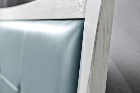 letto  moderno in fassino spazzolato