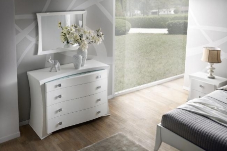 Comò bianco moderno collezione vela