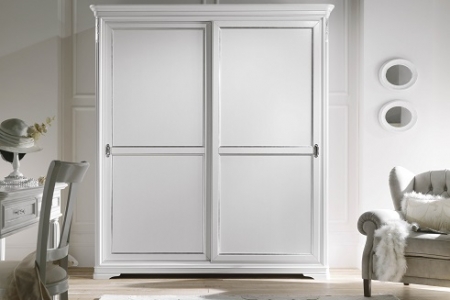 armadio scorrevole bianco