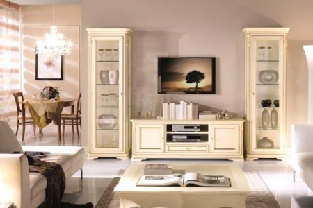porta tv laccato
