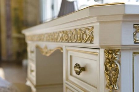 toilette bianca 4 cassetti