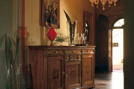 credenza 3 porte con intarsio