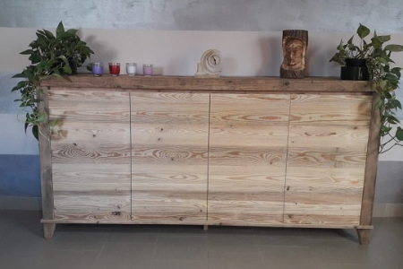 madia moderna in legno antico
