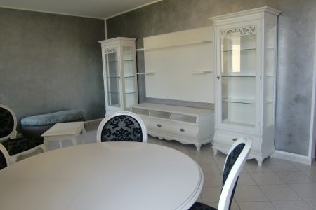 soggiorno laccato bianco